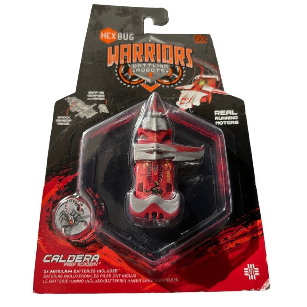 Hexbug Warriors Battling Robots Caldera Prep Academy Red Motorized Toy 477-1982